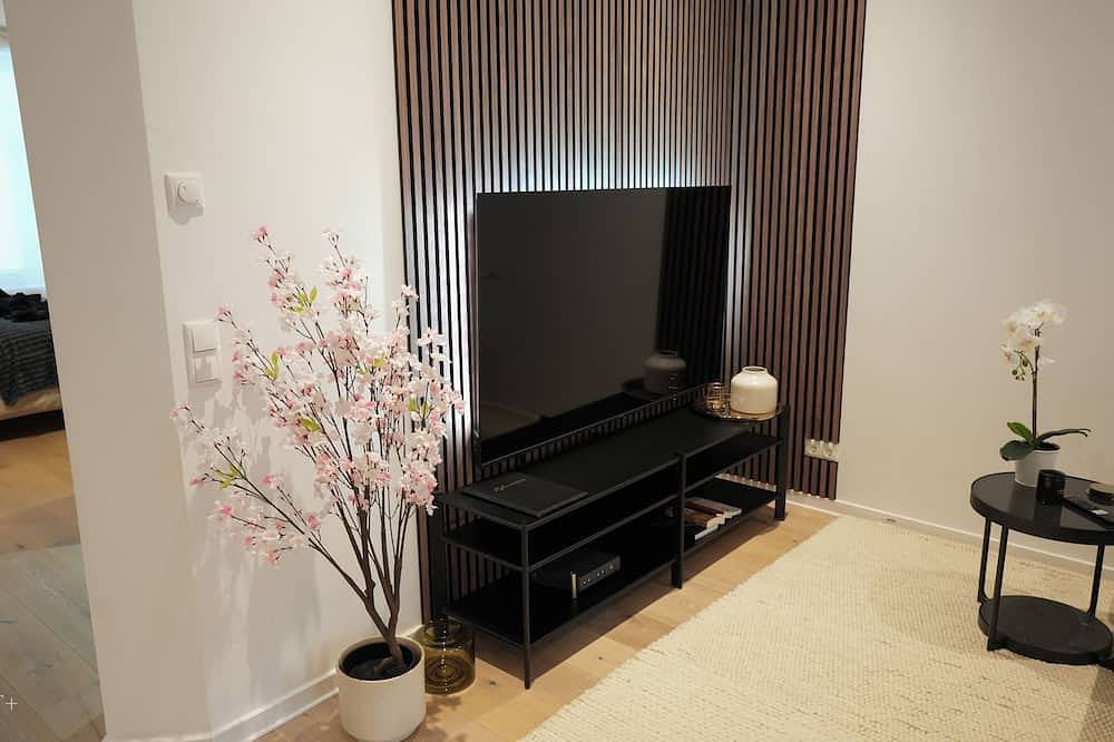Ganze Wohnung, Stylisches Design Boutique-Apartment - inkl. Kaffeevollautomat & Ambilight in Leipzig-Ost, Leipzig