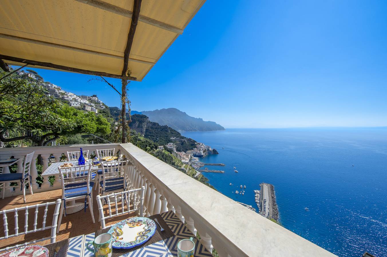Villa voor 21 personen met terras in Amalfi, Amalfikust