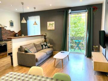 Gîte pour 6 personnes, avec vue et balcon à Breil-sur-Roya