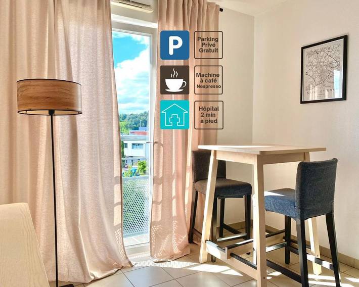 Gîte pour 2 personnes, avec vue à Saint-Priest-en-Jarez