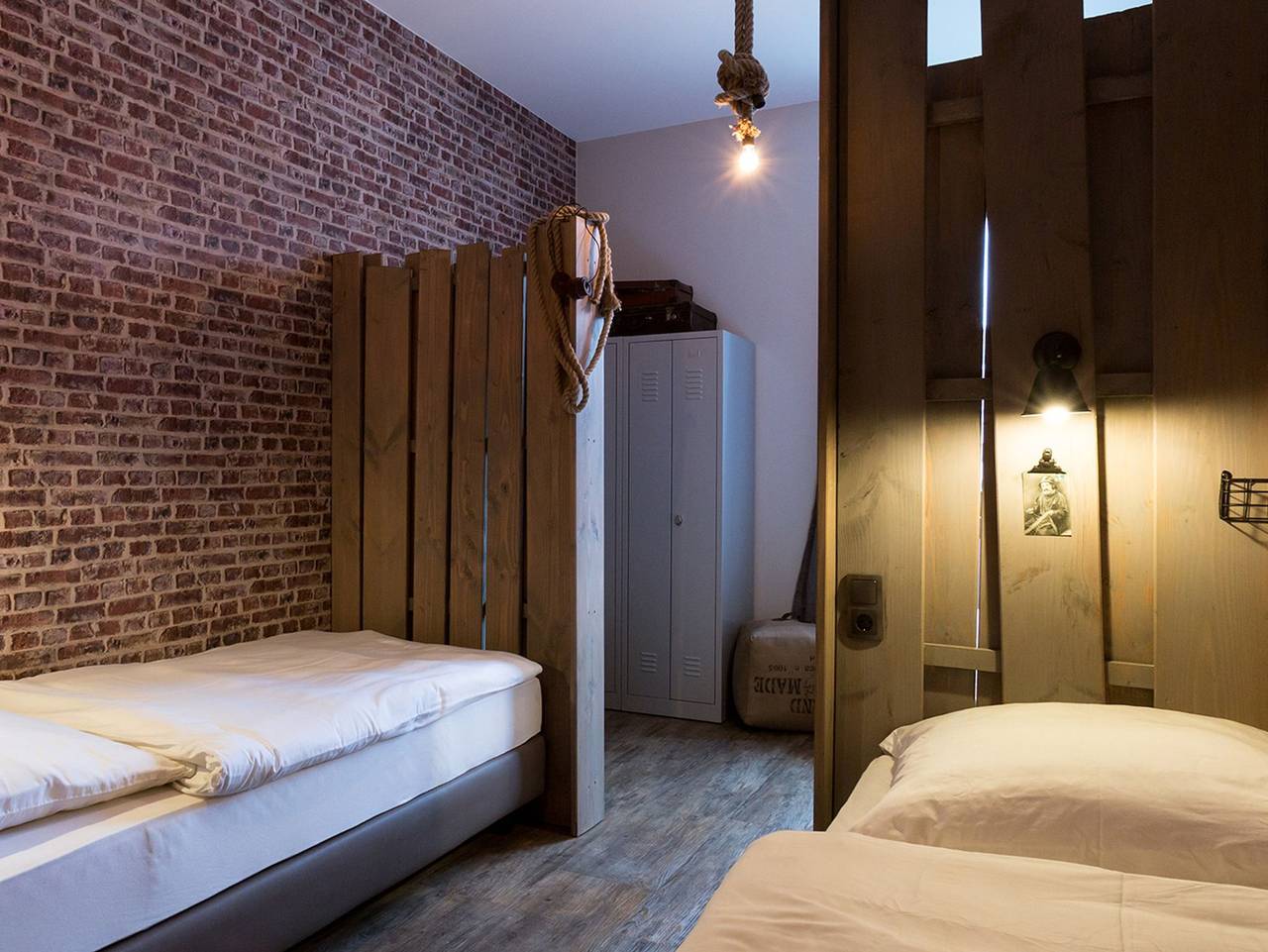 Hostel Heimathafen - Bett im Hostel Vierbettzimmer in Lörrach, Südschwarzwald