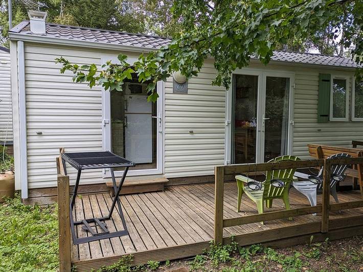 Camping Du Pre Des Moines - Mobilheim 2 personen - Cannelle *** 2 Schlafzimmer in Gouvieux, Oise