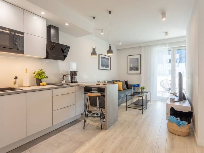 Vakantiewoning voor 4 personen, met balkon in Świnoujście