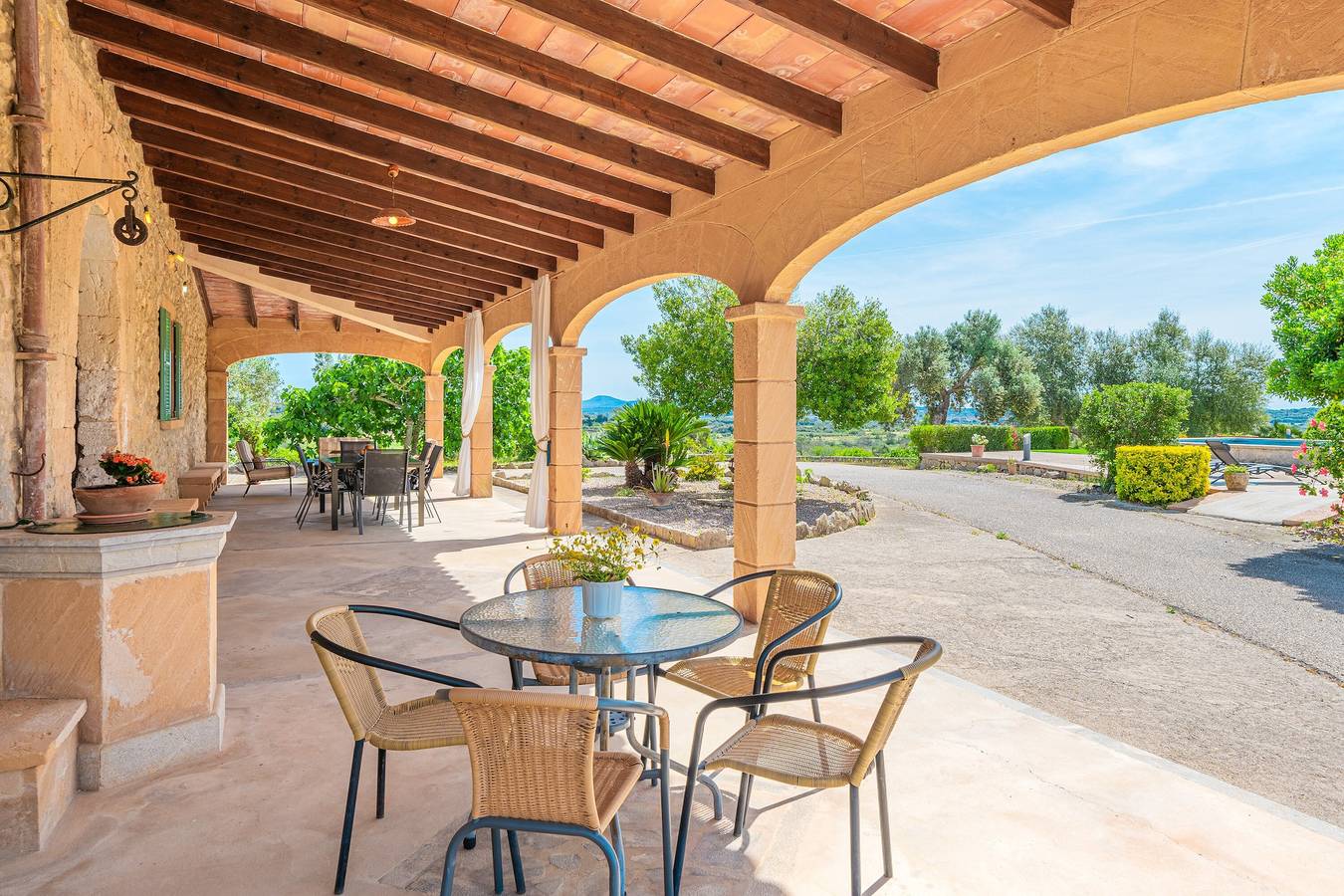 Casa de vacaciones 'Son Maimo' con piscina privada, terraza privada y Wi-Fi in Petra, Interior de Mallorca