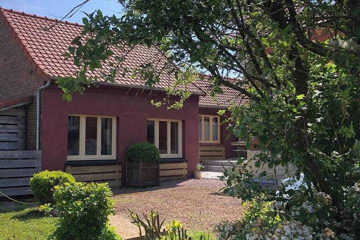 Maison de vacances pour 3 personnes, avec terrasse et jardin dans le Pas-de-Calais