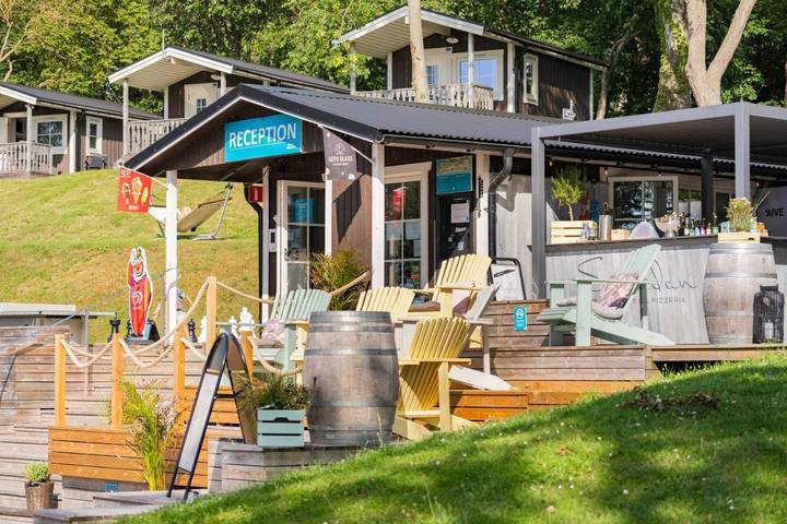 Camping voor 4 personen, met tuin in Zuid-Zweden