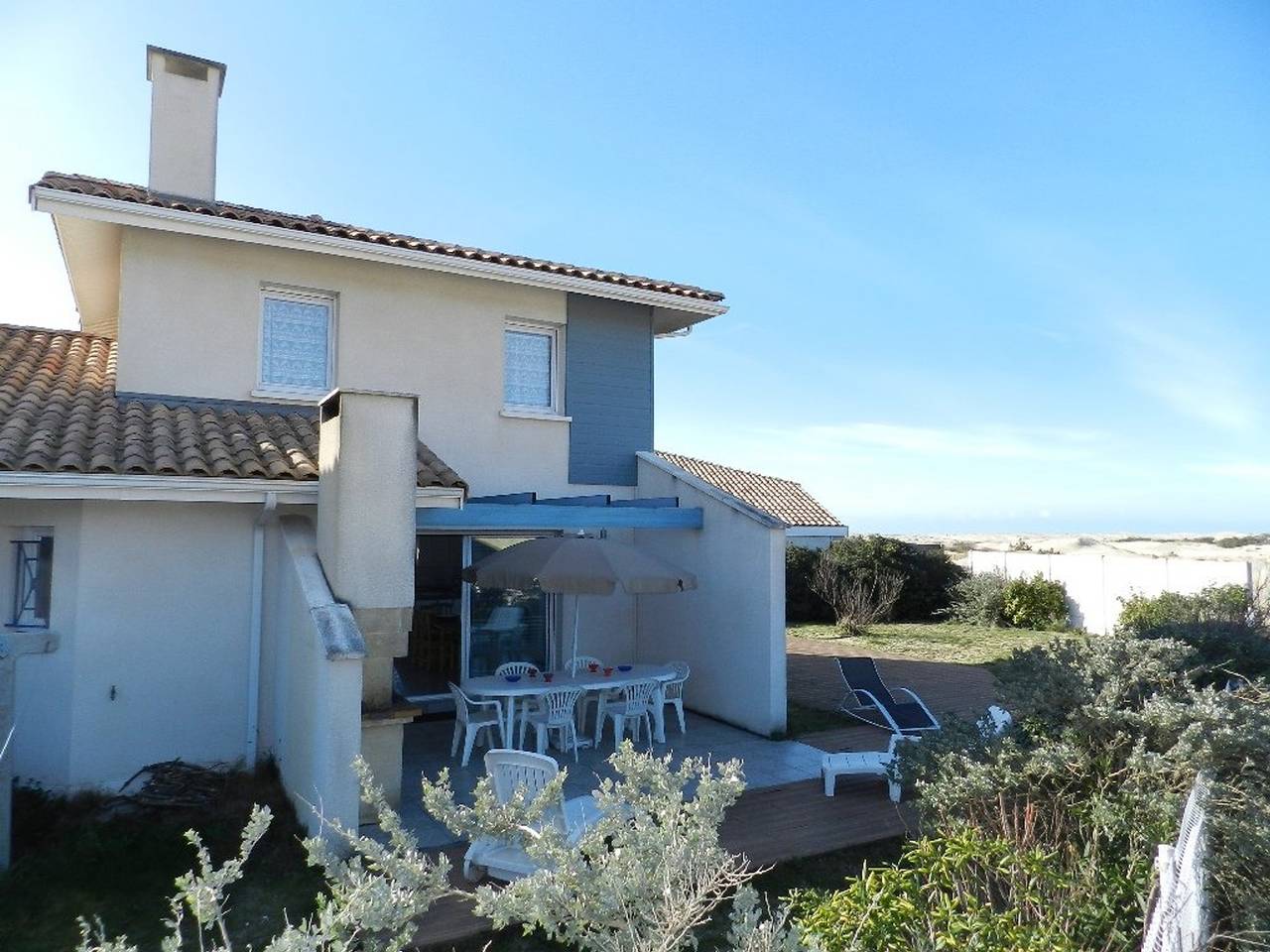 Villa pour 8 Personnes dans Biscarrosse, Côte d’Argent