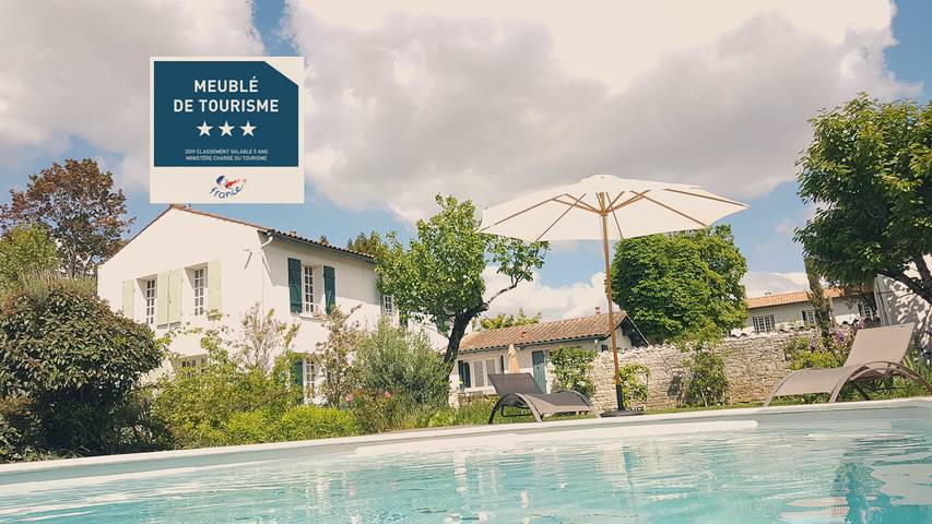 Gîte pour 8 personnes, avec jardin ainsi que piscine et terrasse - 1