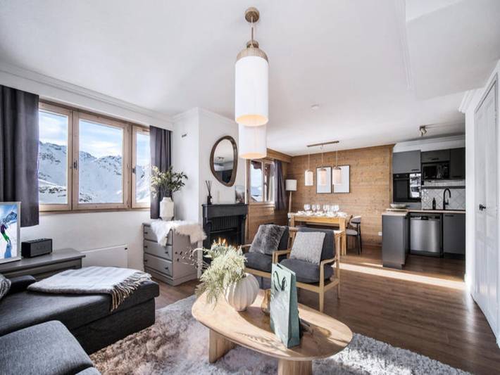 Ferielejlighed for 12 personer, med pool og balkon, børnevenlig i Val Thorens