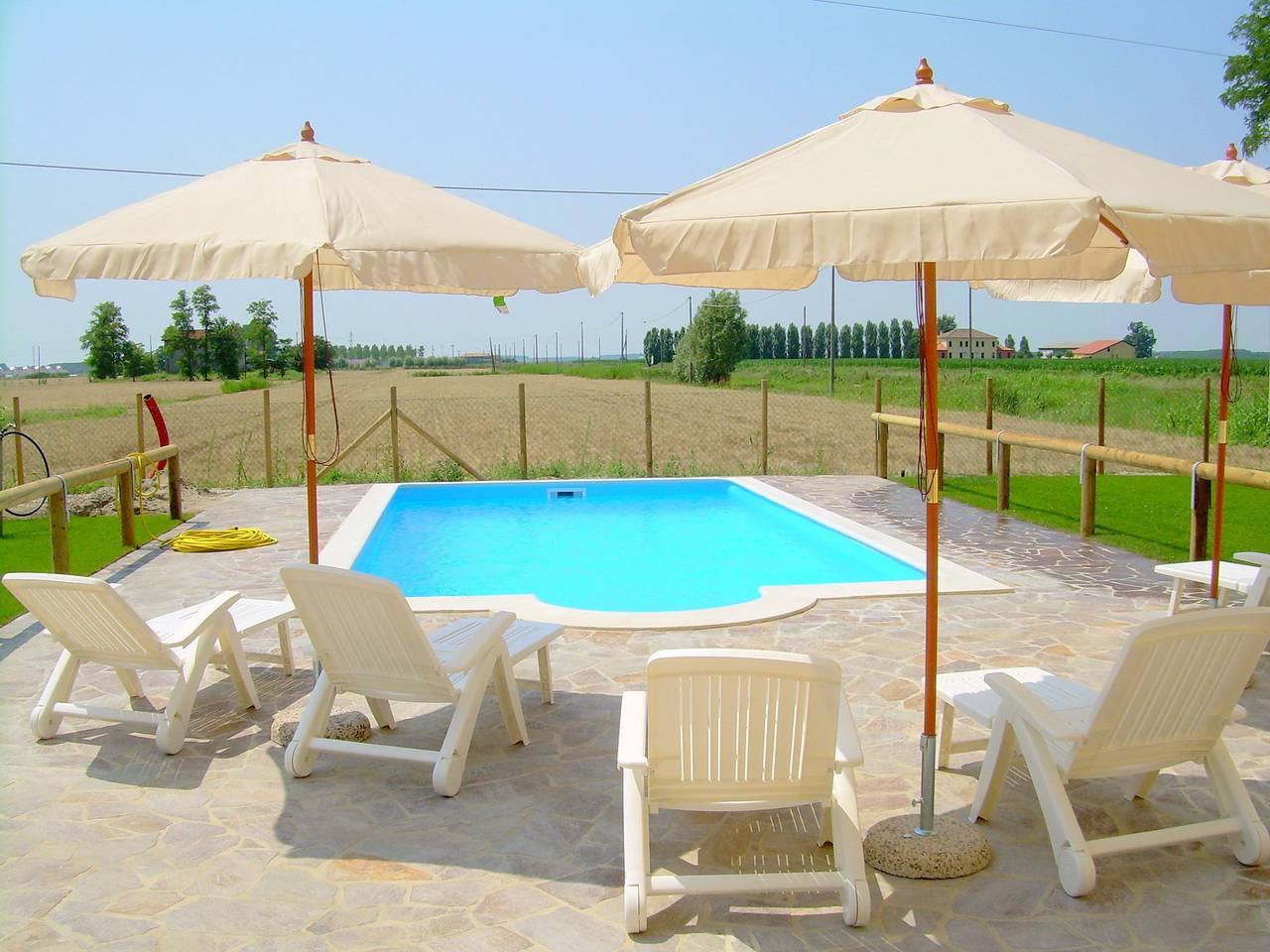 Acogedora casa de vacaciones con piscina in Ariano Nel Polesine, Provincia De Rovigo