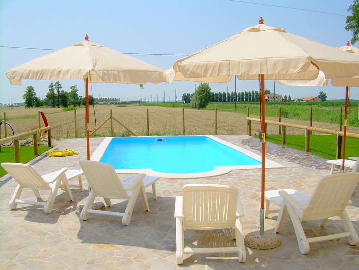 Ferienhaus für 4 Personen, mit Garten und Pool in Venetien
