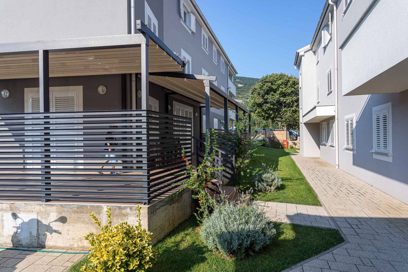 Ganze Ferienwohnung, Ferienwohnung mit Balkon und Klimaanlage  in Baska, Krk