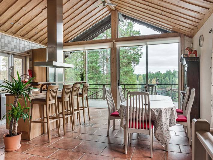 Ferienhaus für 6 Personen, mit Terrasse und Garten sowie Sauna und Seeblick in Dalarna - 2