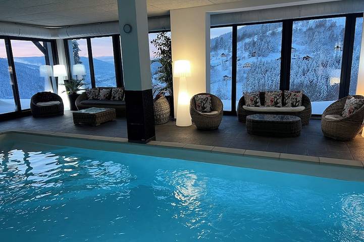 Chalet für 8 Personen, mit Sauna und Garten, mit Haustier