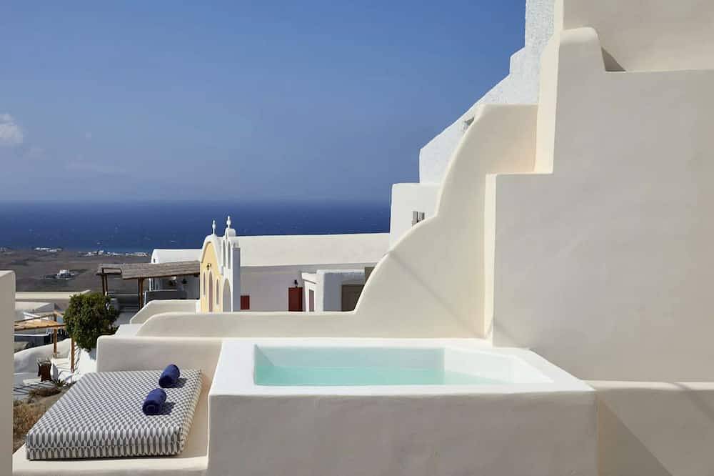 Luxus Villa auf Santorin | Villa Elysian Enas | Privates Tauchbecken | 2 Schlafzimmer | Oia in Finikia, Santorin
