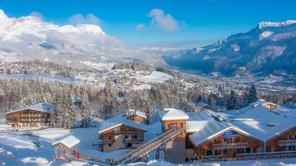 Hütte für 6 Personen, mit Balkon und Sauna sowie Whirlpool in Haute-Savoie