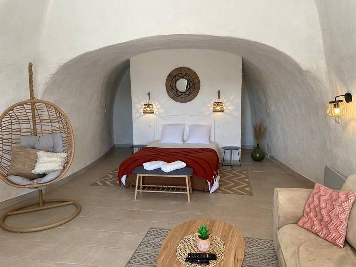 Maison de vacances pour 2 personnes, avec jardin ainsi que vue et terrasse