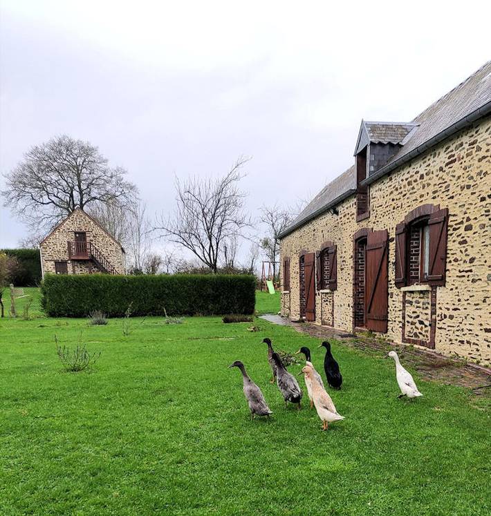 Gîte pour 9 personnes, avec jardin