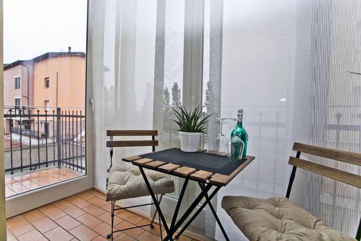 Appartamento per 3 persone, con panorama e terrazza in Bentivoglio