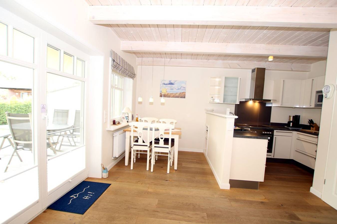 Komfortables 5 Sterne Ferienhaus mit ca. 55 qm Wohnfläche im Erdgeschoss in Wyk auf Föhr (Stadt), Wyk auf Föhr