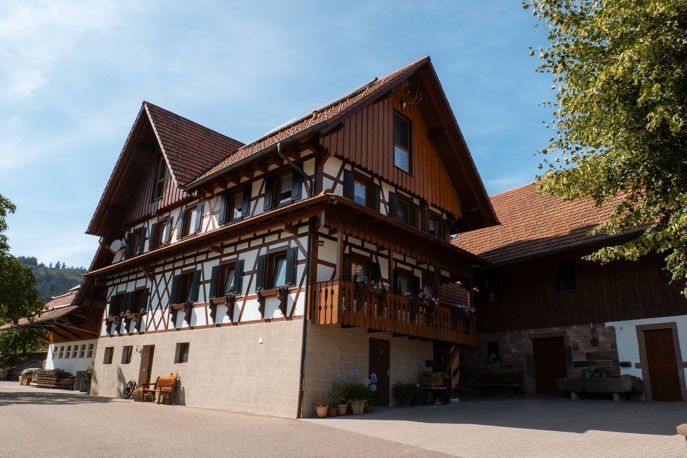 Ganze Wohnung, Apartment „Ferienwohnung Kasimir Hof“ mit Bergblick, Gemeinschaftsgarten und WLAN in Seebach (Ortenaukreis), Achertal