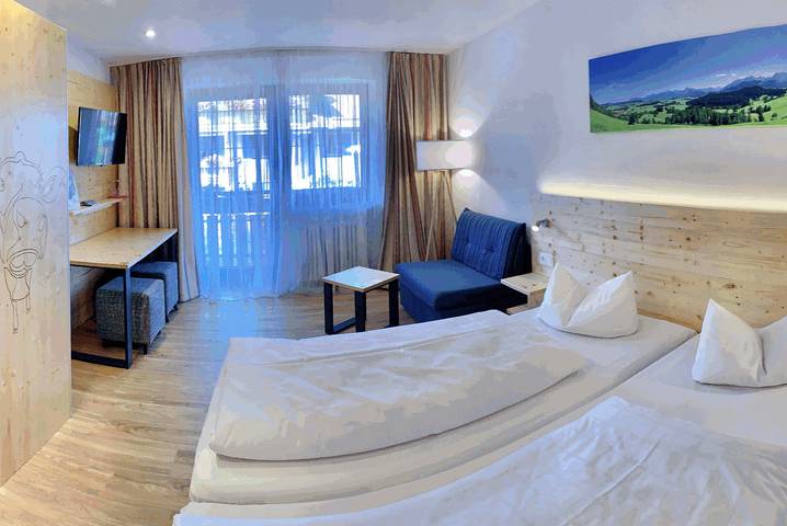 Hotel für 2 Personen, mit Sauna und Garten, kinderfreundlich in Nesselwang - 4