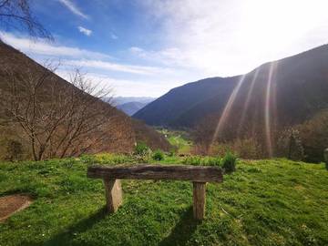 Cottage pour 15 personnes, avec jardin et vue à Aulon