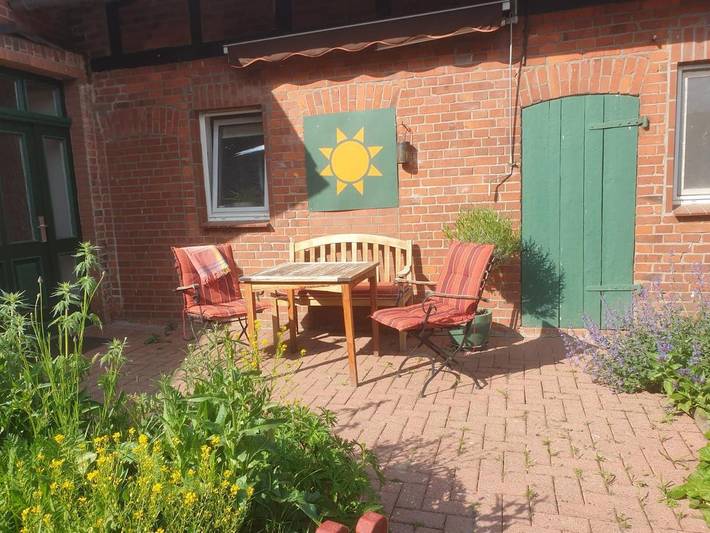 Ferienhaus für 3 Personen, mit Terrasse und Garten sowie Ausblick in Hitzacker