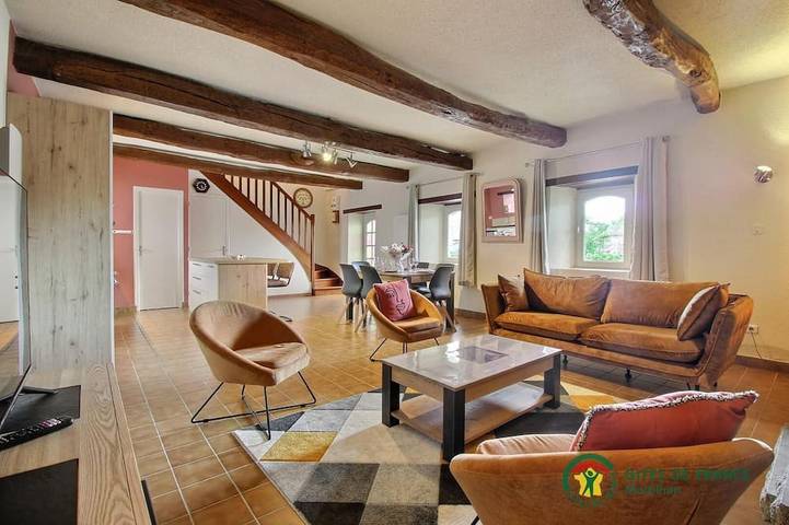 Casa de vacaciones para 6 personas, con piscina y jardín - 1