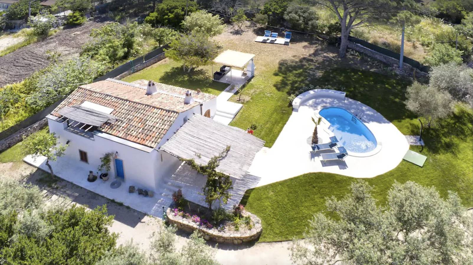 Cottage Asaje - See view and exclusive swimming pool in Sassari Province