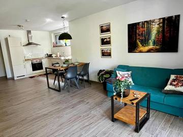 Gîte pour 4 personnes, avec terrasse et vue à Billigheim-Ingenheim