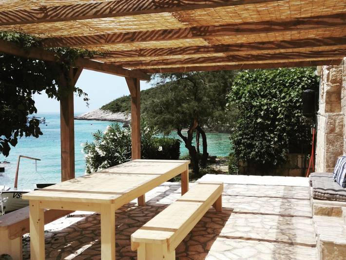 Feriehus for 4 personer, med Terrasse og Hage i Vis Kroatia