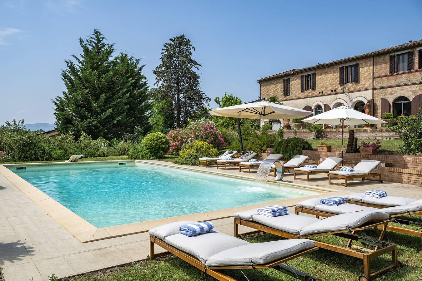 Villa für 12 Personen mit Ausblick in Buonconvento, Siena Provinz