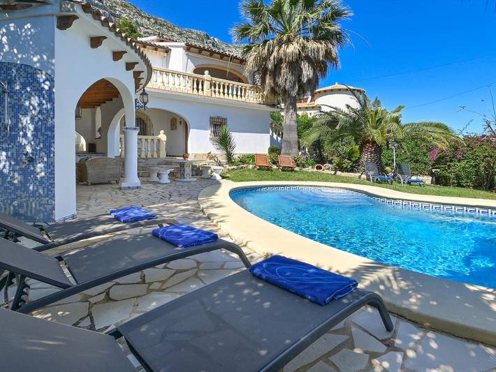 Villa für 6 Personen, mit Ausblick und Garten, mit Haustier in Dénia