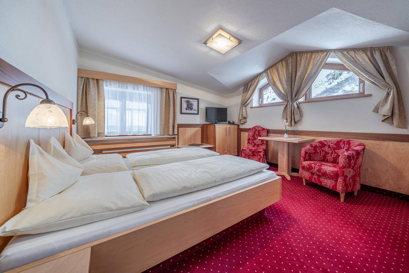 Doppelzimmer "Typ C" in Obergurgl, Sölden (Österreich)
