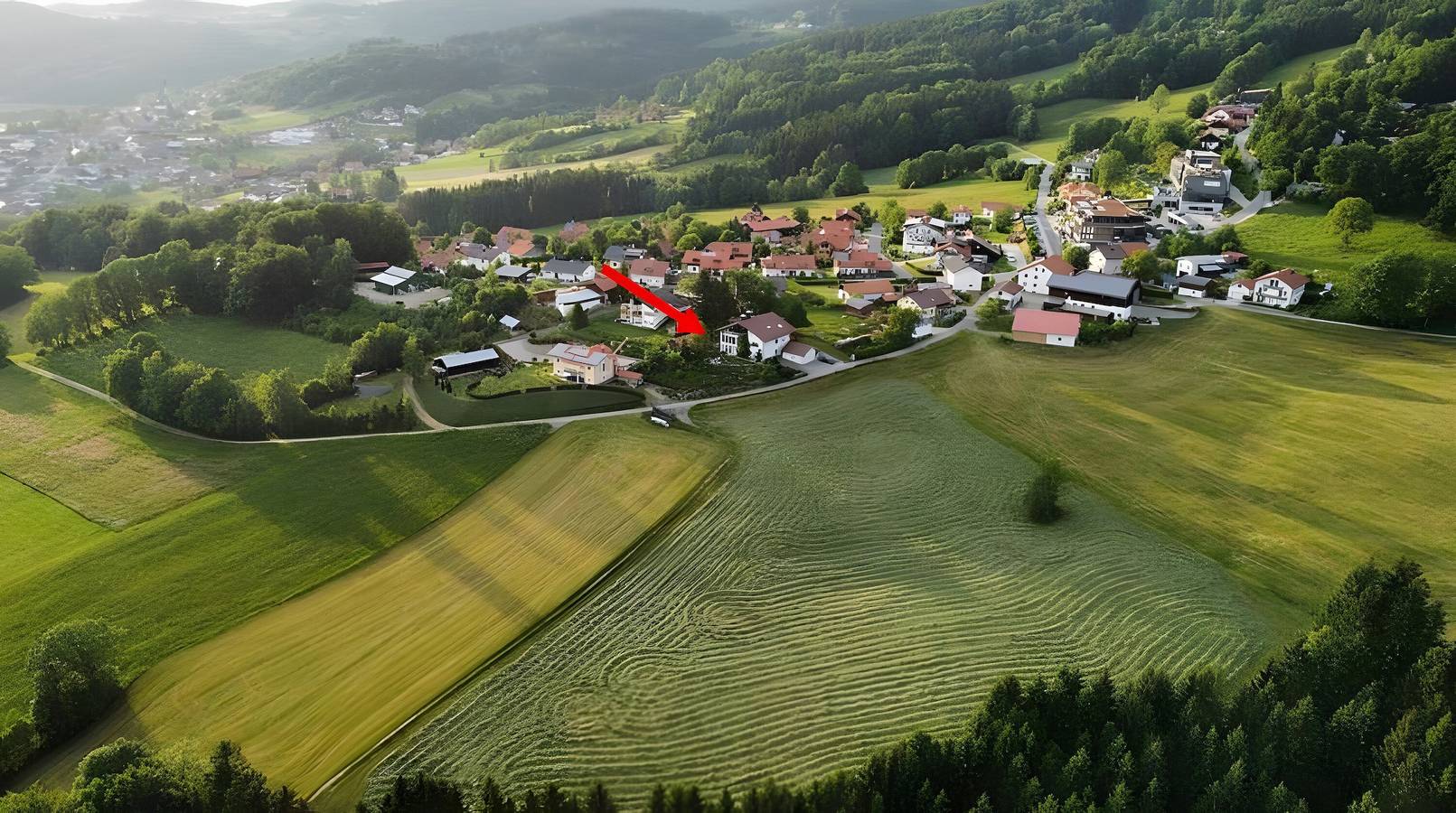 Ganze Wohnung, Ferienwohnung "Grabmeier - Nummer 1" mit Bergblick, privater Terrasse und Wi-Fi in Grainet, Ostbayern