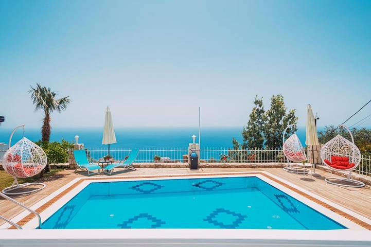 Dom gościnny dla 7 osób, z widok i basen oraz ogród, Dla rodziny w Himara