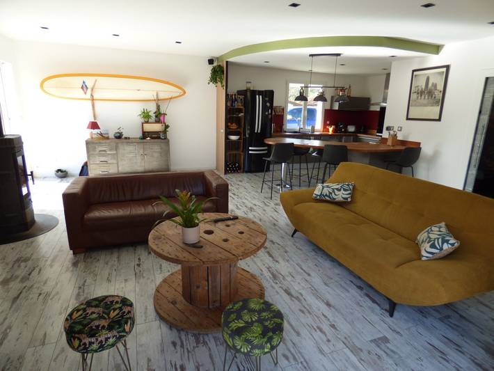 Gîte pour 6 personnes, avec jardin ainsi que terrasse et piscine à Tarnos - 2