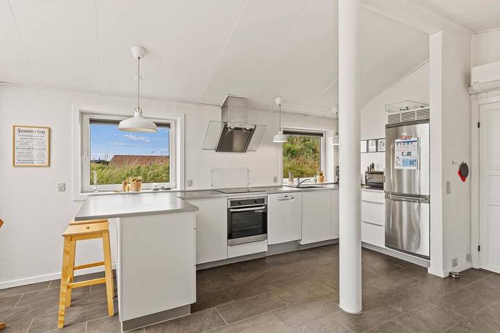 Ferienhaus mit Meerblick für 5 Personen, mit Ausblick und Balkon/Terrasse sowie Sauna, mit Haustier in Henne Strand - 3