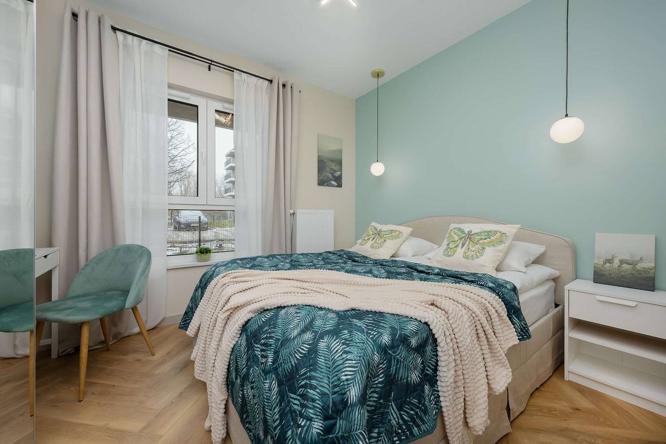 Cały apartament, Marynin 33A Warszawa   Pastel Apartment with Garden  Parking and Desk for Remote Work in Bemowo, Warszawa