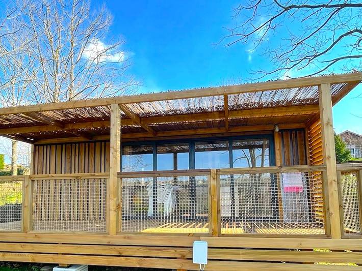 Chalet pour 6 personnes, avec piscine, animaux acceptés
