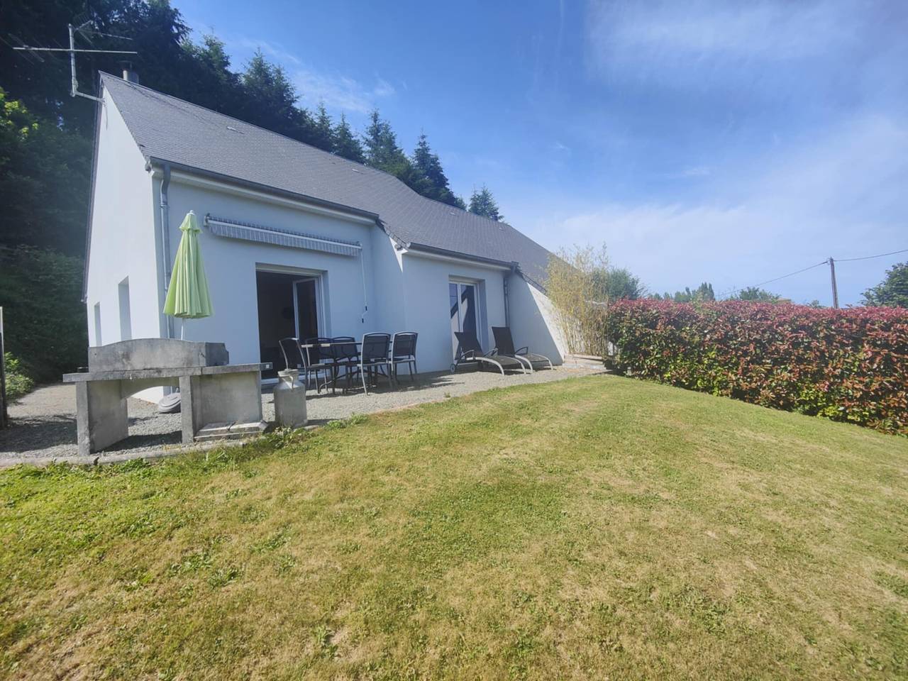 Casa de campo para 6 personas con jardín y Wi-Fi cerca del Mont Saint-Michel in Villedieu-les-Poêles, Côte de la Déroute