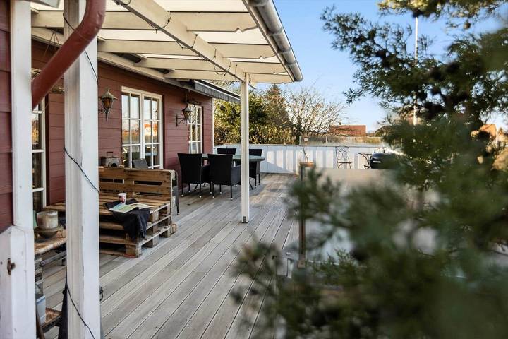 Ferienhaus für 4 Personen, mit Terrasse und Garten in Broager