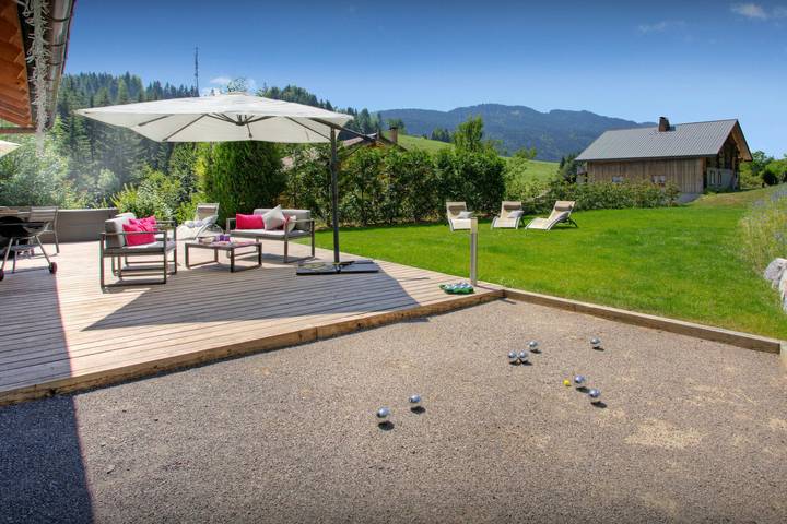 Chalet pour 8 personnes, avec Balcon et Jacuzzi ainsi que Terrasse et Jardin à Saint-Jean-de-Sixt - 3