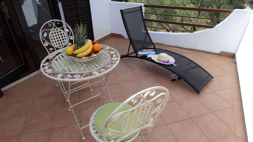 Ferienwohnung für 5 Personen, mit Garten und Balkon