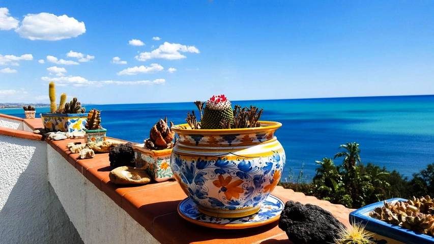 Appartamento per 10 persone, con Balcone e Terrazza nonché Giardino e Panorama a San Giorgio