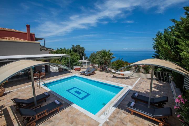 Villa 'Dalasvillas Skala Mare' with Sea View, Wi-Fi and Air Conditioning in Kefalonia