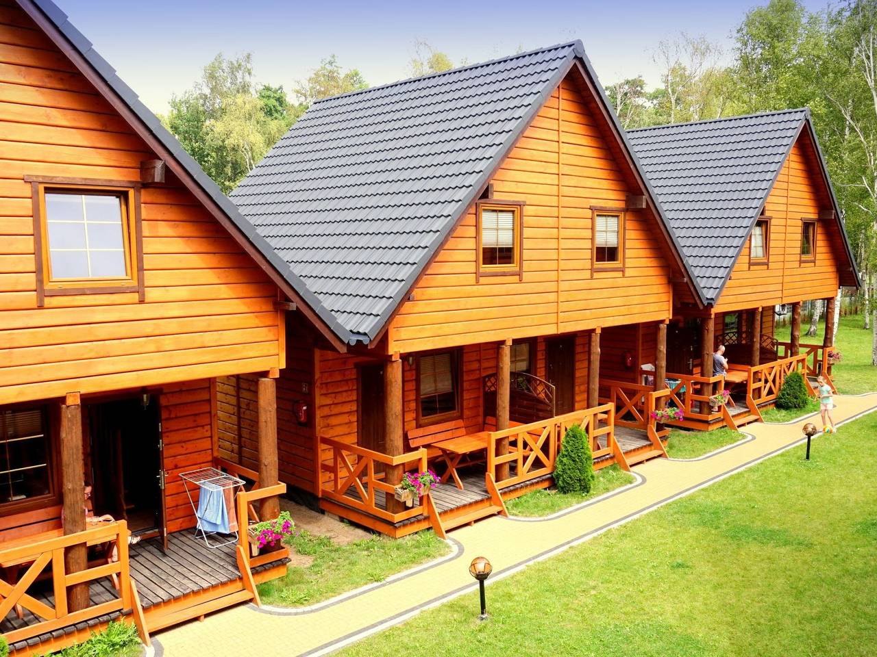 "Paradise " mit eigener Terrasse in Bobolin, Powiat Sławieński