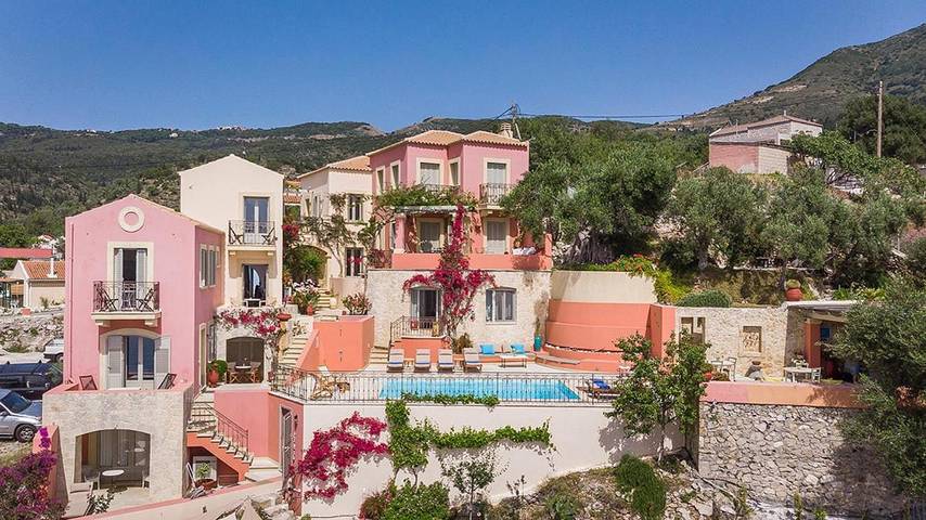 Gîte pour 2 personnes, avec jardin ainsi que piscine et vue dans Άσος - 4