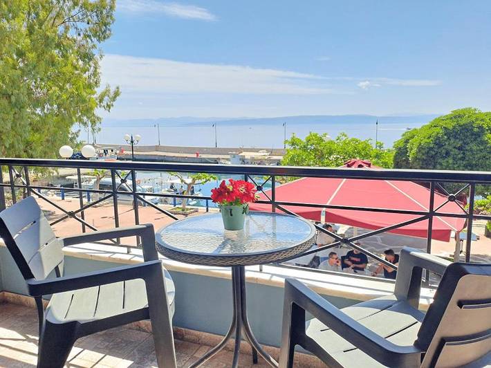 Appart’hôtel pour 3 personnes, avec Balcon ainsi que Jardin et Vue